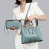 Teal Leather Handbag