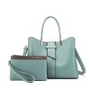 Teal Leather Handbag