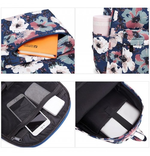 Floral Backpack Purse Concealed Carry